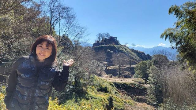 松本明子、戦国ロマンに浸る！苗木城・岩村城・長篠城を巡る歴史旅