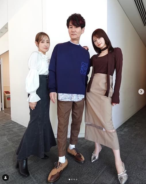 南原清隆が誕生日プレゼントの報告！「モデル風」スリーショット画像も投稿