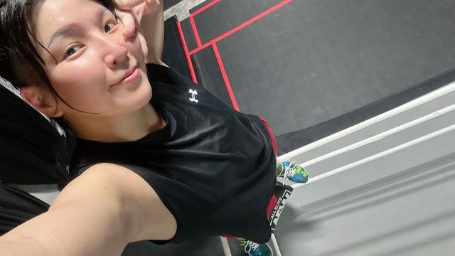 「Too much sweat」美人女子プロレスラー・志田光 汗だくの姿を披露！？