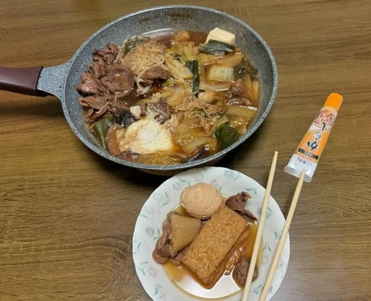 クロちゃんまさかの朝食！ご飯なしで楽しむすき焼き＆おでんの贅沢モーニング