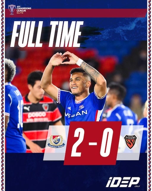 横浜FMが“日韓対決”に完勝！ACLE連勝で決勝トーナメント進出に前進