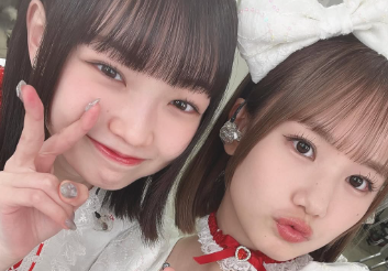 山﨑愛生、埼玉公演で“よこめい”ショット披露　「横山さんまじでかわいい」