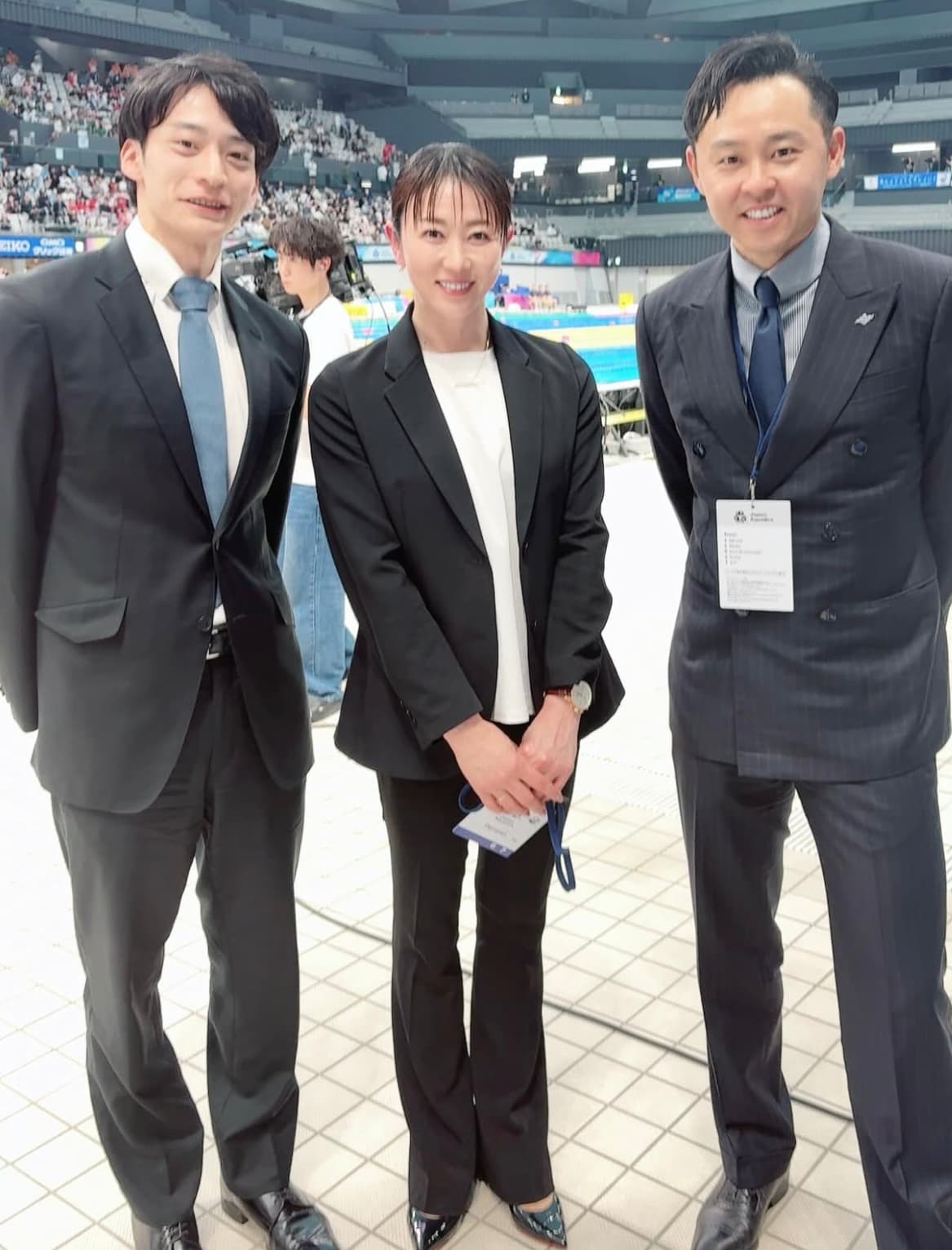 「このお三方最高じゃん」北島康介＆入江陵介＆田中雅美、豪華3ショットに反響！