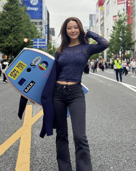 白波瀬海来、都内でボード＆ウエットスーツ姿を初披露！「二度見されなかった？」