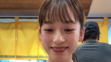 由布菜月が“二郎系”えどもんど新橋でガッツリ満腹！ボリューム満点ラーメンにファンも空腹警報！？