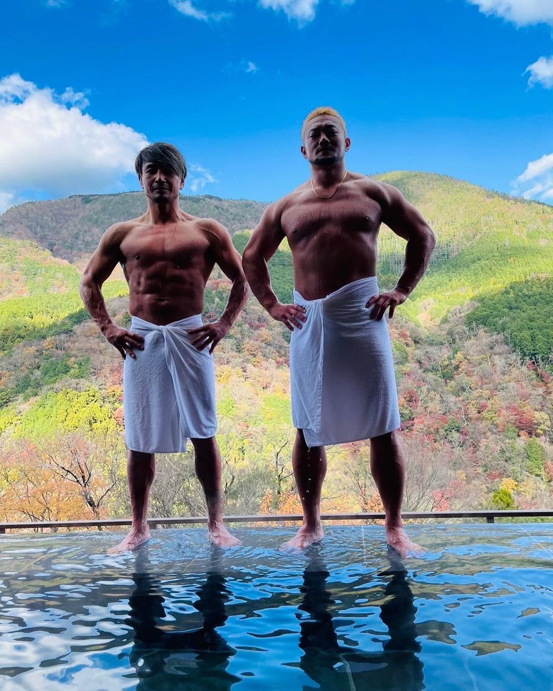 魔裟斗 ファン歓喜✨ 箱根で肉体美披露「すげぇかっこよすぎる🫣🫣」