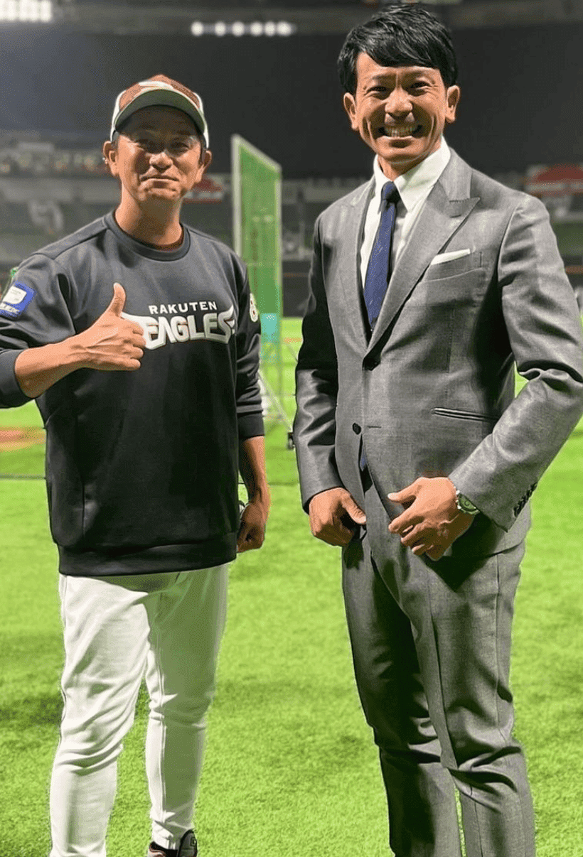 松田宣浩が元チームメイトとホークスファン歓喜の再会「お互い熱く頑張ってますよ‼️熱男魂‼️」