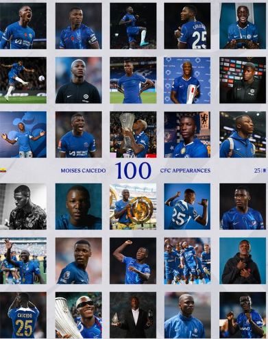 カイセドがチェルシー100試合出場達成！ 記念ゴールでチームを大勝に導く