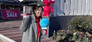 森遥香、新年初の「ZIP!」出演を告知！チーバくんとお揃いコーデが話題