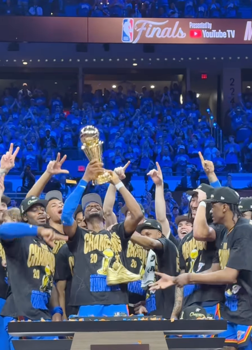 サンダーが46年ぶり2度目のNBA優勝 ペーサーズを下す