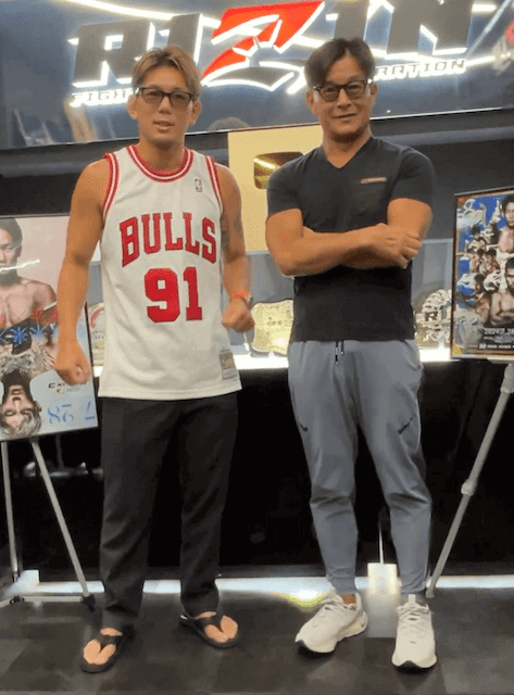 RIZIN榊原信之CEO 追い込みトレーニングの皇治と久しぶりの再会