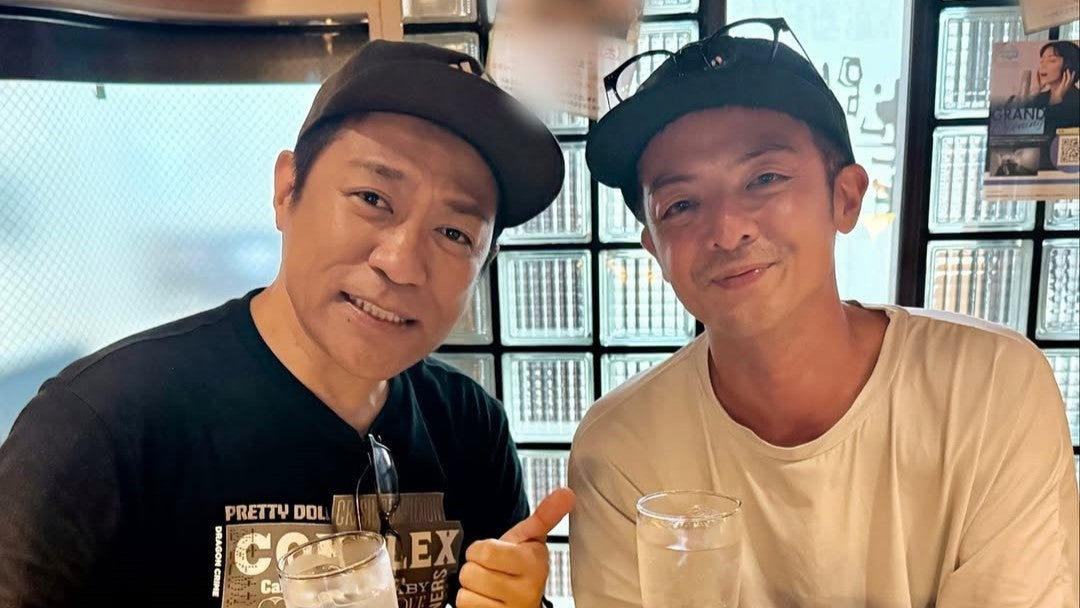 「売れっ子同士の再会！」はなわとORANGE RANGE・YAMATOが乾杯