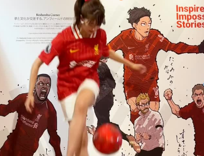 美しいと話題のリフティング女王、レアなミスシーンの披露＆好きなサッカー漫画のファン質問！白熱のコメント欄「表情が可愛い過ぎ」