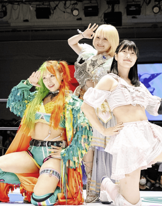 STARDOM【スターダム】中野たむがさくらあやにエール！「さくららしさで染め上げてね」