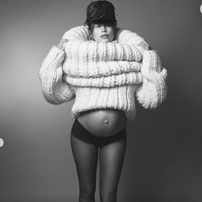 「ジャスティス・ビーバーもこりゃ惚れるわ...」美しすぎる妻がマタニティショット公開