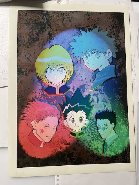 「う、美しい」冨樫義博が『HUNTER×HUNTER』のカラーイラストを公開！