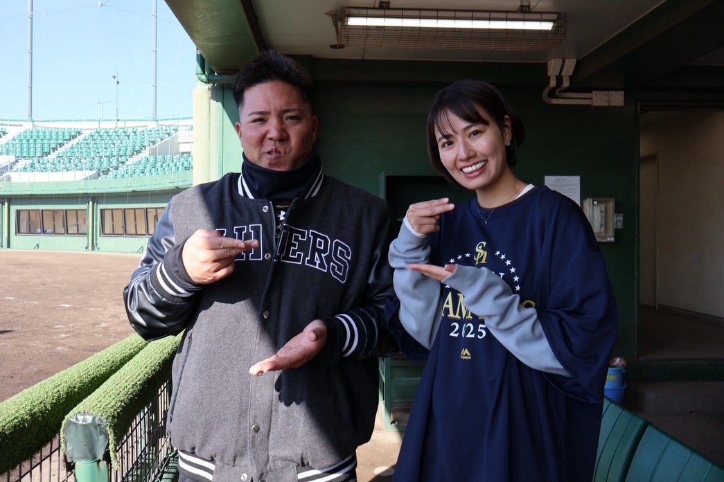 新谷あやかが山川穂高選手の自主練に参加「プロの厳しさを体験」