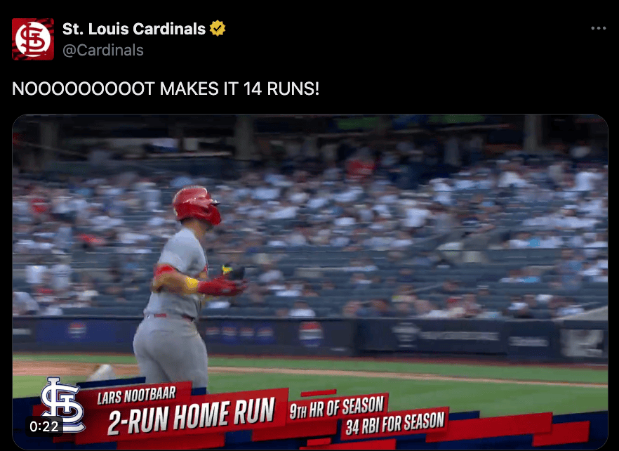 ヌートバー３年連続2桁本塁打へ王手とする９号本塁打を放つ