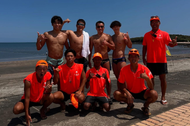 瀬戸大也、青島でオーシャンスイム！ライフガードとの特訓に挑戦