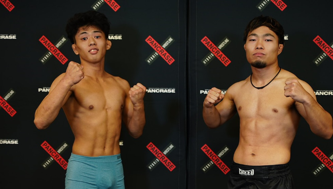 パンクラス ストロー級頂上決戦へ！氏原魁星vs日向優希が計量パス