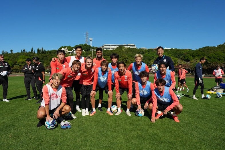 乾貴士が新天地・ヴィッセル神戸で汗を流す