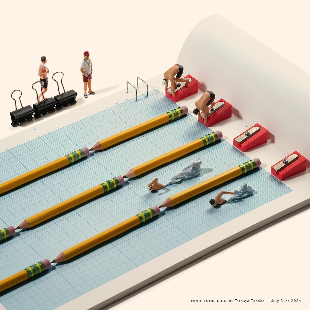 田中達也、プール水泳の新作で「水の表現がすごい」と話題