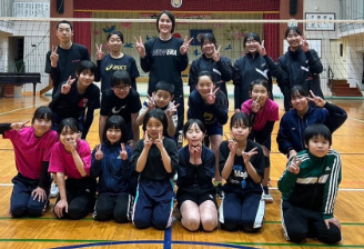 大山未希、鹿児島でサプライズバレー教室！「まさか来るわけがない？行きます！」