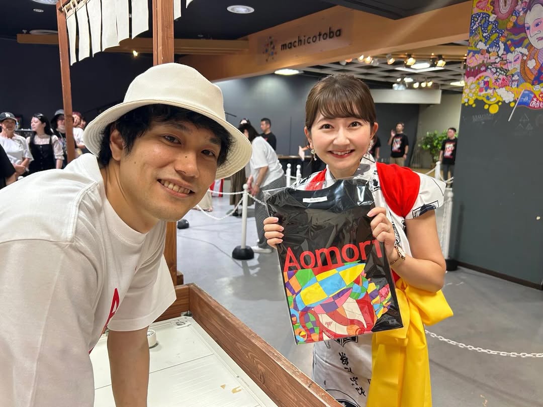 「写真にも応じてくださり感激でした！」青森朝日放送アナウンサー・稲葉千秋の、ねぶた期間中に作った夏の思い出とは？