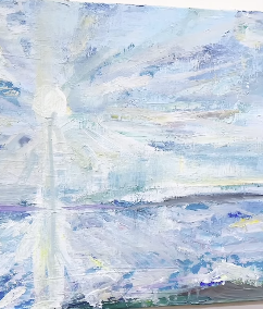 押切もえ、6年ぶりに絵画制作を再開！心動かす風景をキャンバス描く動画公開