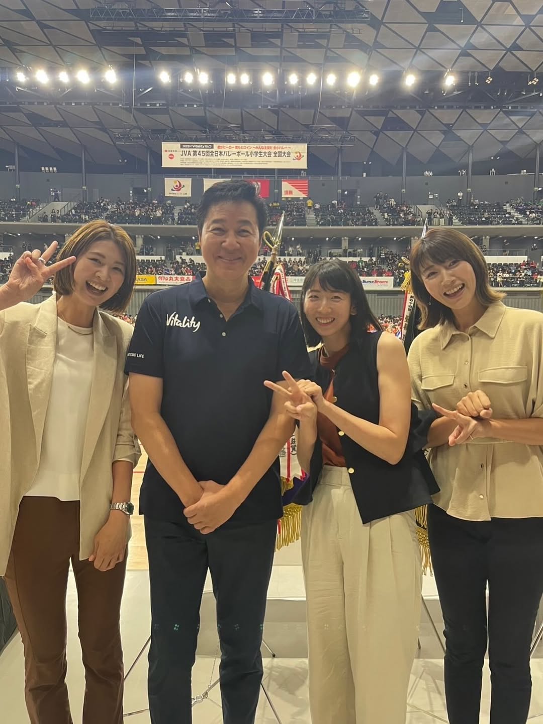 会長・川合俊一が「未来を担う小学生達」にエールを送る！全日本バレーボール小学生大会開幕！