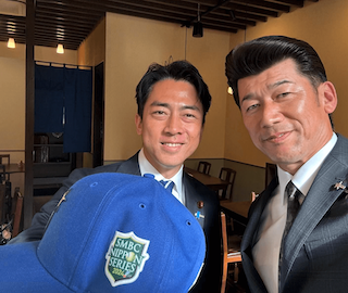 DeNA三浦大輔監督、小泉進次郎とのランチを報告！