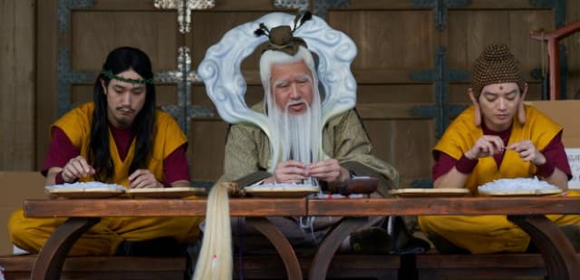 佐藤二朗、映画『聖おにいさん』のワンシーンで監督の目線に「ココはやれって」とアドリブボケを発揮？