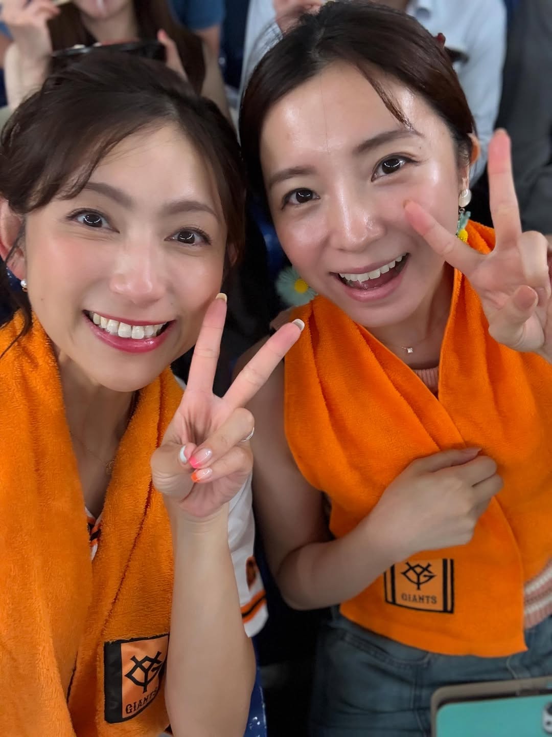 タレント・宮崎瑠依、入来茉里と巨人の野球を観戦し「美女は久しぶりに会っても変わらず美女でした」