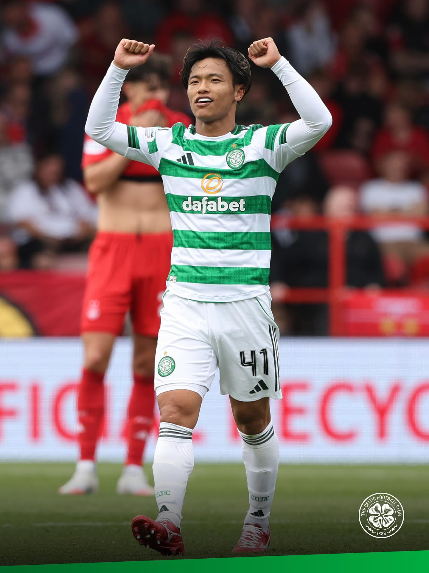 旗手怜央が豪快ゴール　セルティック公式も称賛「REO, REO HATATE!」