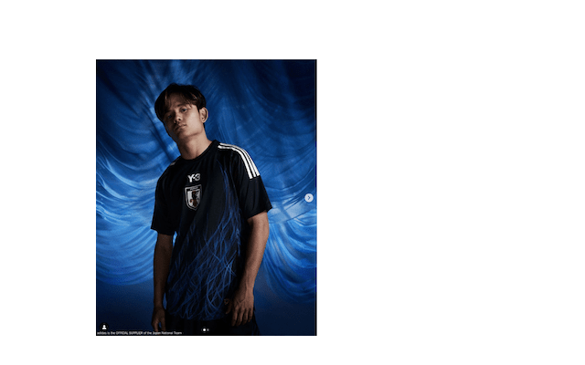 久保建英がY-3とのコラボユニホームをお披露目！