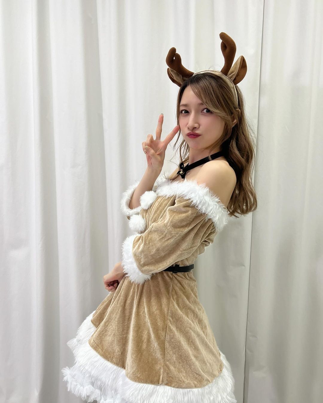 後藤真希 go to channel生配信でトナカイに！？「お仲間は随時募集中だよ😚w」