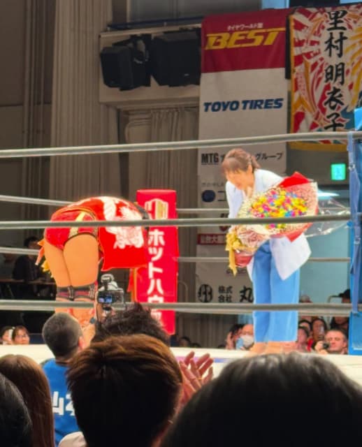 北斗晶が“唯一ノックアウトされたレスラー”の引退試合に駆け付ける⁉レジェンド選手も大集合！