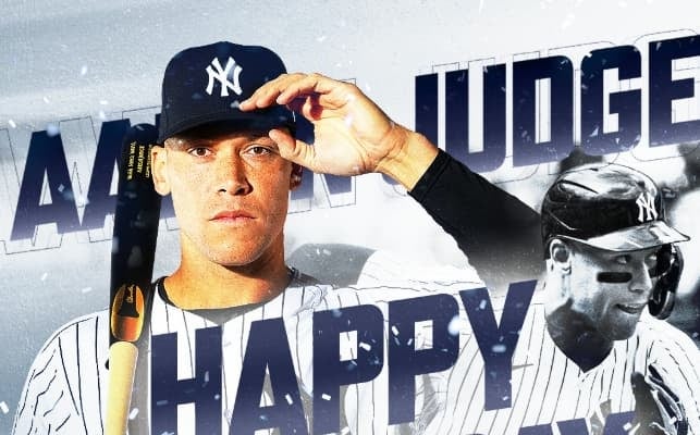 「すごい貫禄！」アーロン・ジャッジ33歳のバースデーにファンから祝福殺到