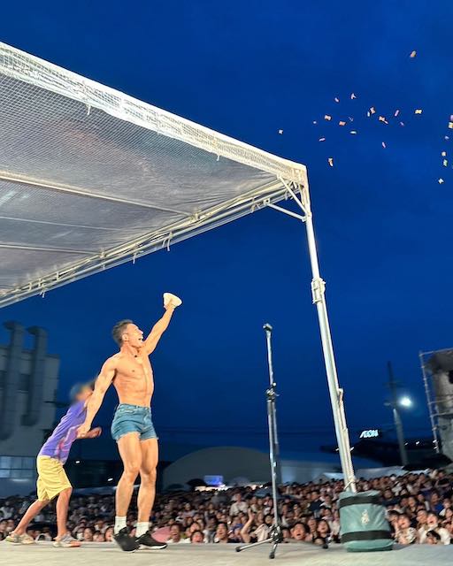 なかやまきんに君　夜空に「飴」をばらまく❗️❓「ヤー！って声が見えました👍️」