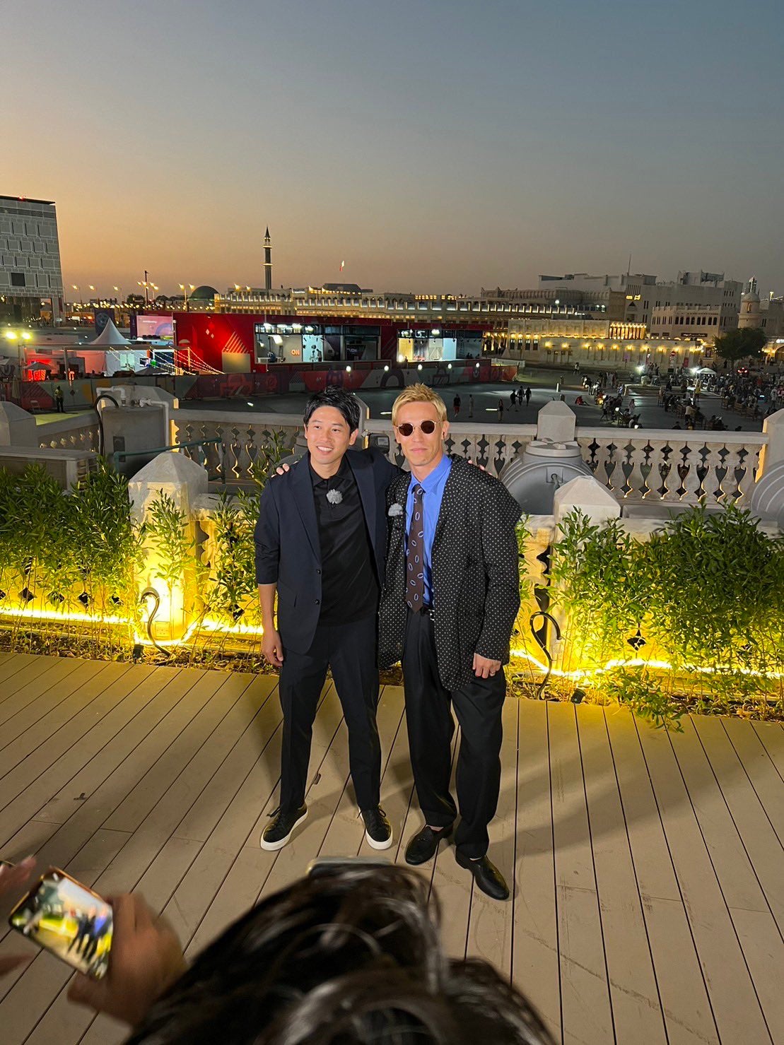 本田圭佑が内田篤人とカタールで再会✨ファンも反響「カリスマ性やばないですか？」