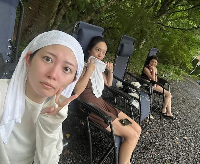 志田未来、那須で夏休みを満喫 サウナ、BBQ、花火でリラックスしたひとときを報告