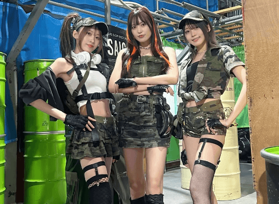 「リアルな美人3姉妹最高」美女コスプレイヤー、レアな”サバゲーコスショット＆ムービー”にファンガッツポーズ！