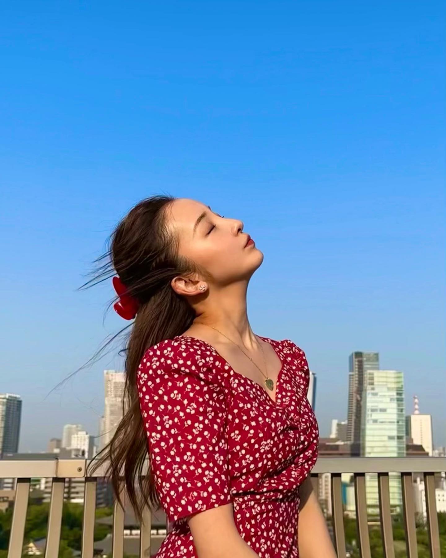 板野友美が美しすぎる横顔披露し話題に😳💓「情熱的な赤のドレスが最高」