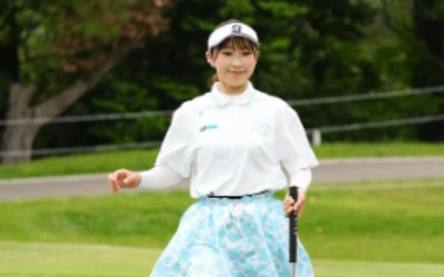 プロゴルファー・永嶋花音、同組でのプレーに笑顔──「りえるちゃんとやっとやっと同じ組に」