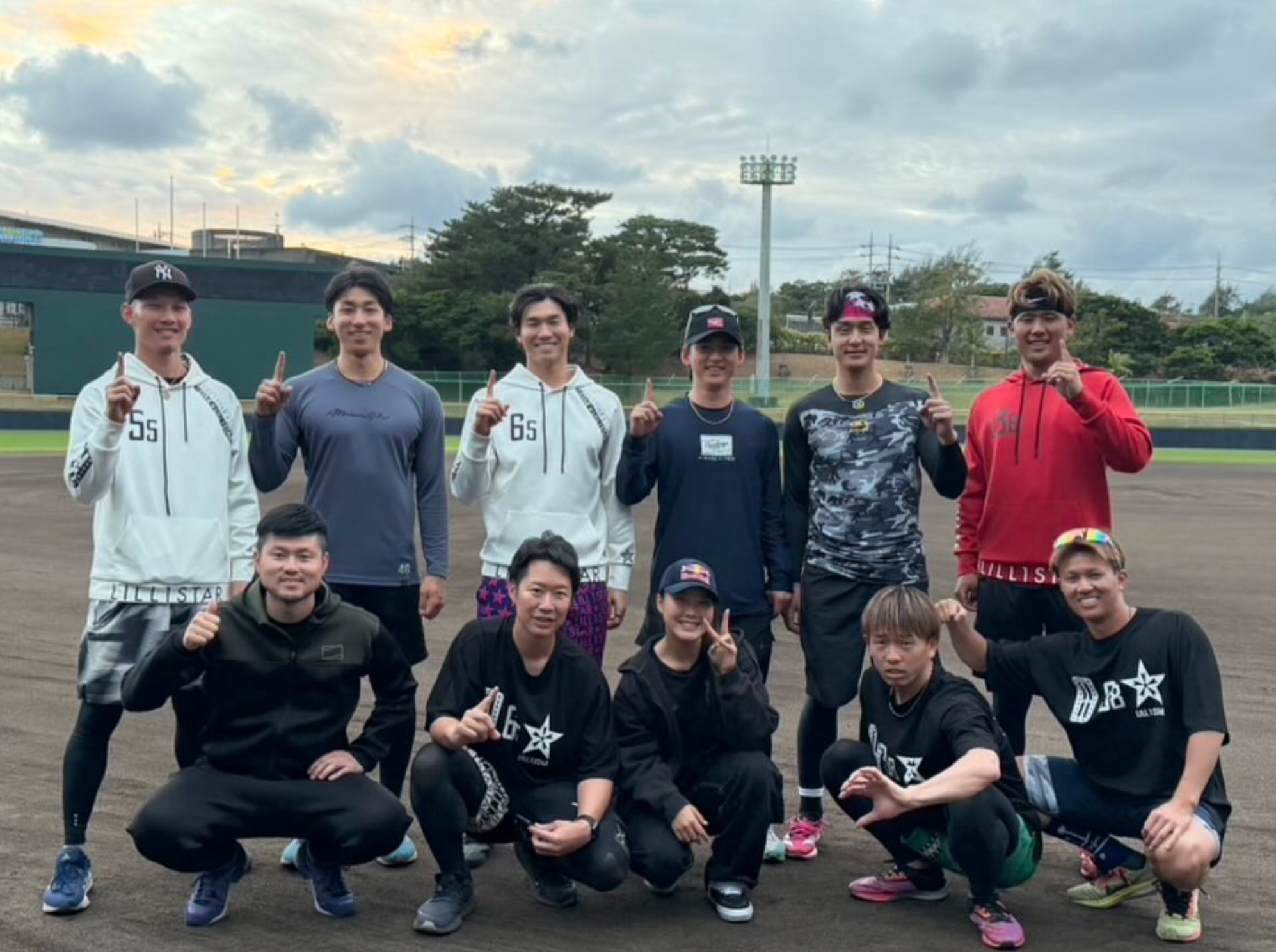 草木ひなの、プロ野球選手の自主トレに電撃参戦！「自分ももっとやらなきゃ」異競技交流で刺激