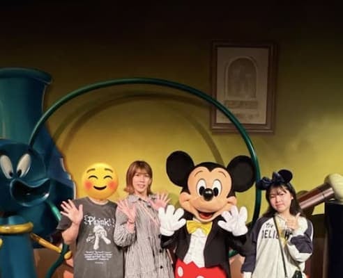 吉田沙保里が東京ディズニーランドを堪能！