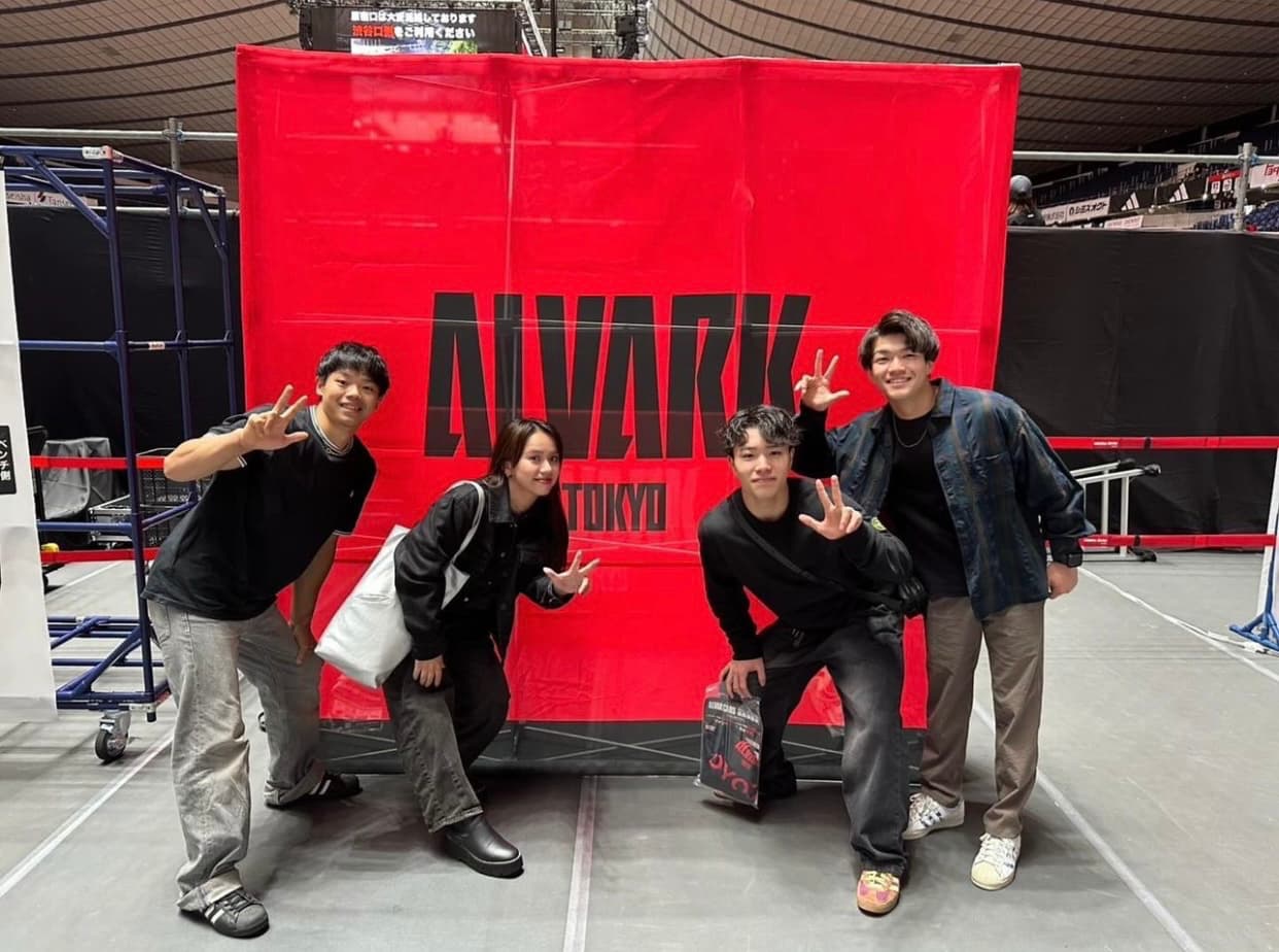 村上茉愛 新体操男子の豪華メンバーたちと一緒にバスケットボールBリーグ開幕戦を観に行ったことを報告！