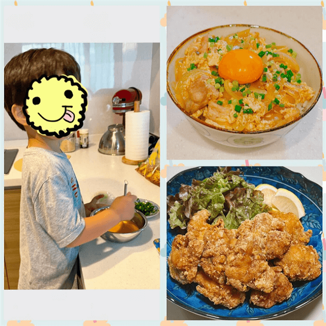 小倉優子が長男次男から料理のリクエストを受け逸品を振る舞う