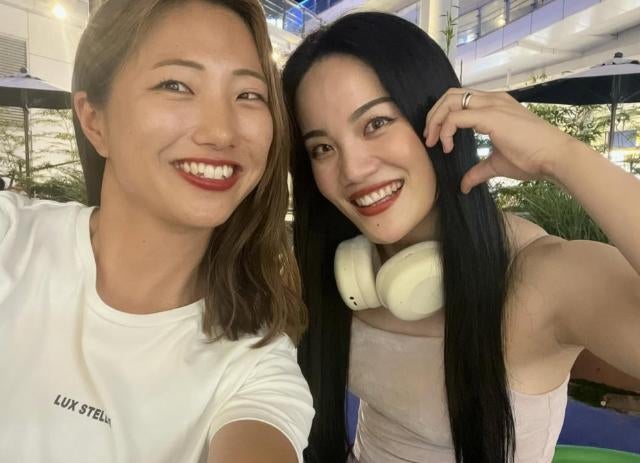 再会に感激！泉谷莉子が語る“大人の真剣トーク”