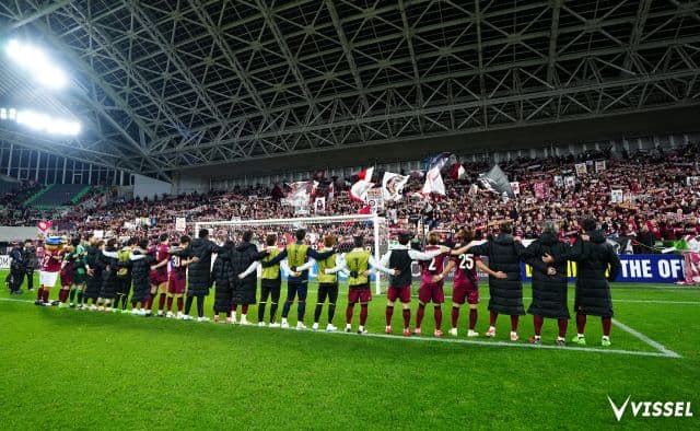 ヴィッセル神戸、平日の熱い声援に感謝！ AFCLで光州FCに2-0勝利し「ラウンド16突破」へ決意表明